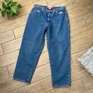 LL Bean Jeans Women 20M/ Tall Denim Fleece Lined Original Relaxed Fit High Rise